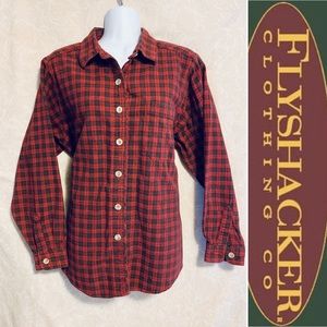 Flyshacker Clothing Co Cotton Plaid Flannel Shirt